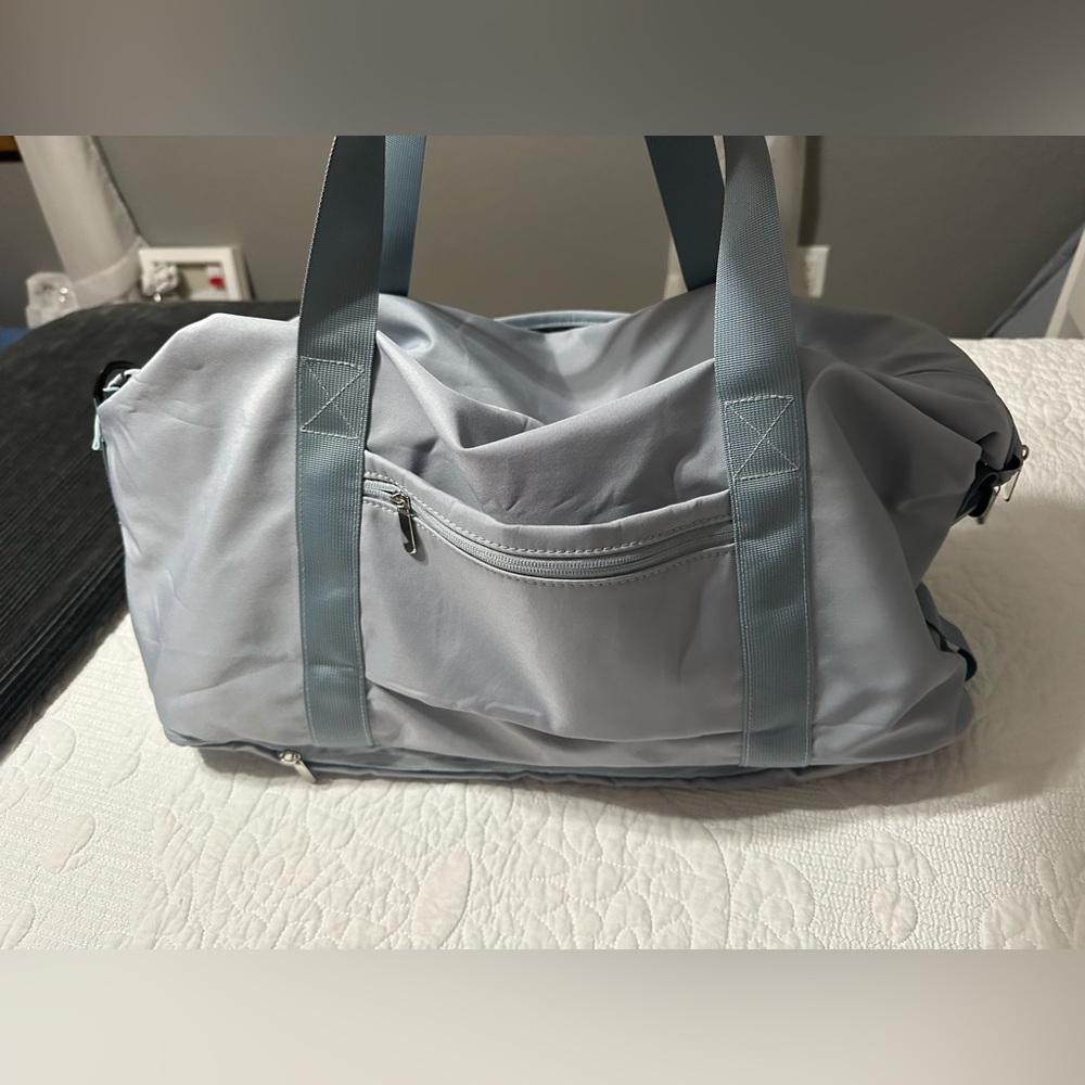 Light Blue Duffel Bag - brand new with tags - never used